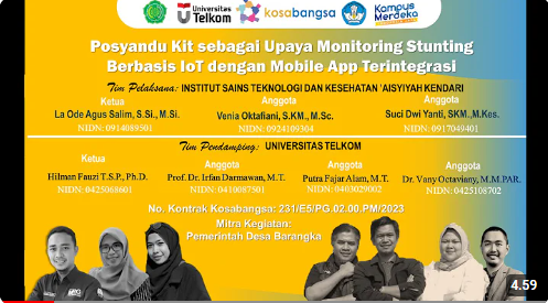PROGRAM KOSABANGSA 2023 - ISTEK Aisyiyah Kendari dan Universitas Telkom